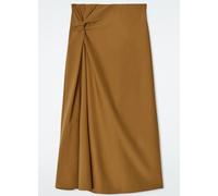 COS Jupe Midi À Détail Torsadé Beige XS female