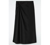 COS Jupe Midi À Détail Torsadé Noir S female
