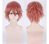 Cos perruque juvénile inversée déformée cheveux courts couleur universelle pour homme perruque cosplay anime perruque couleur : 002-40