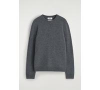 COS Pull À Col Rond En Cachemire Gris L female