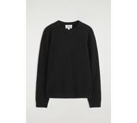COS Pull À Col Rond En Cachemire Noir M female