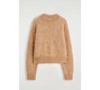 COS Pull À Col Rond En Mohair Et Laine Beige S female