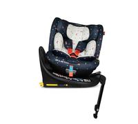 COSATTO All in All Extra i-Size Siège auto rotatif à 360° pivotant à 360° Groupe 0+123 0-36 kg 0-12 ans ISOFIX, ERF, système anti-échappement exclusif (Doodle Days)