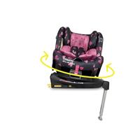 Cosatto All in All Siège auto rotatif à 360° pivotant à 360° Groupe 0+123 0-36 kg, 0-12 ans, ISOFIX, ERF, anti-fuite (anthracite clair)