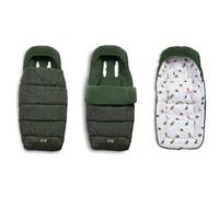 COSATTO Chancelière ultime - pour systèmes de voyage Cosatto - Chancelière coupe-vent à longueur réglable avec rabat anti-tempête, doublure d'été et maintien de la tête (bureau)