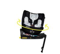 COSATTO Come & Go Siège auto rotatif 2-360°, naissance à 4 ans (0-105 cm), groupe 0/0+/1 base intégrée ISOFIX, R129, ERF, protection contre les chocs latéraux, 5 points plus anti-fuite (Foxed)