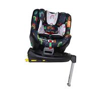 Cosatto Come & Go Siège auto rotatif à 360° - 0-4 ans (0-105 cm), iSize, ISOFIX, protection contre les chocs latéraux, anti-fuite, face arrière étendue (arc-en-ciel disco)