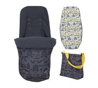 Cosatto Giggle Pack d'accessoires - Sac à langer et chancelière toutes saisons, Nature Trail