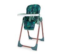 Cosatto Noodle 0+ Chaise haute compacte réglable en hauteur, pliable, facile à nettoyer, de la naissance à 15 kg (Midnight Jungle)