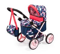 Cosatto Poussette Landau pour Poupée Wish avec Sac à bandoulière | poignée réglable en hauteur, pliable, grandes roues adaptées à tous les types de terrain, pour les enfants à partir de 3 ans