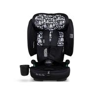 Cosatto Siège auto pliable en déplacement, 15 mois à 12 ans, 76-150 cm, siège auto de voyage Isofix, ultra compact et léger, protection contre les chocs latéraux et sac de voyage (Silhouette)
