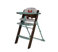 COSATTO WAFFLE - Chaise haute en bois - 6 mois -100 kg, de bébé à l'adolescencesiège, multi-hauteur, pliable, autoportante, repose-pieds réglable