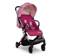 COSATTO Yo! Poussette de voyage légère, compacte, pliable de la naissance à 25 kg, adaptée pour l'avion, facile à plier d'une seule main, grand panier de courses de 8 kg avec housse de pluie (Happy