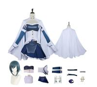 CosDogs Anime Puella Magi Madoka Magica Miki Sayaka Cosplay Costume avec perruque bleu blanc jupe accessoires femmes hommes enfants tenue Halloween carnaval robe kimono costume