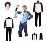 CosDogs Anime Re:Life in A Different World from Zero N'atsuki S'ubaru Cosplay Costume avec perruque Pantalon Accessoires Femmes Hommes Enfants Tenue Halloween Carnaval Sportswear Kimono Costume