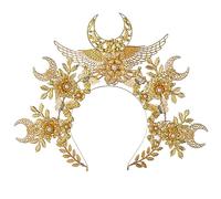 COSDREAMER Bandeau Mary Halo Crown à pointes avec fermeture éclair et couronne de déesse (C)
