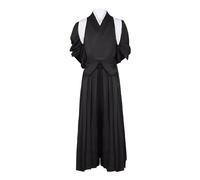 COSDREAMER Kimono de samouraï japonais pour homme Hakama - Costume traditionnel pour Aïkido, Kendo, arts martiaux - Blanc - XL