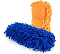 Cosey - (éponge Chenille), 2 pièces, Bleu/Orange