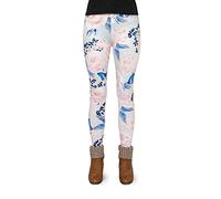 cosey Legging coloré imprimé (Taille Unique) - Motif Roses et Papillons, Roses et Papillons, Taille Unique