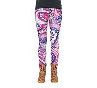 cosey - Legging imprimé Floral coloré (Taille Unique) - Motif Fleurs Russes, Fleurs Russes, Taille Unique