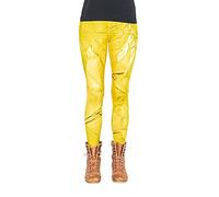 cosey Legging pour Femme, Feuille d'or, Taille Unique