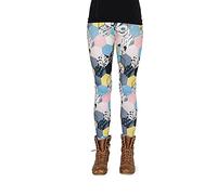 cosey - Leggings à Motif imprimé coloré (Taille Unique) - Mélange de Motifs, Mélange de Motifs, Taille Unique