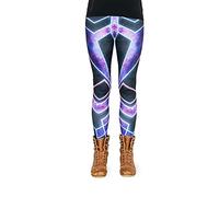 cosey - Leggings colorés imprimés (Taille Unique) - Christmas Desing