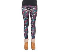 cosey - Leggings colorés imprimés (Taille Unique) - Christmas Desing