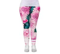 cosey - Leggings colorés imprimés (Taille Unique) - Crysanthemen