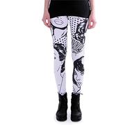 cosey - Leggings colorés imprimés (Taille Unique) - Design Comic