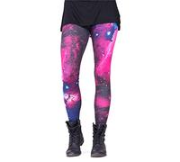 cosey - Leggings colorés imprimés (Taille Unique) - Design Galaxy