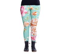 cosey - Leggings colorés imprimés (Taille Unique) - Design Mint Flowers