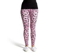 cosey - Leggings colorés imprimés (Taille Unique) - Design Motif léopard 4