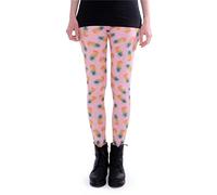 cosey - Leggings colorés imprimés (Taille Unique) - Design Rose d'ananas