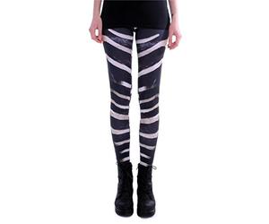 cosey - Leggings colorés imprimés (Taille Unique) - Design Zèbre