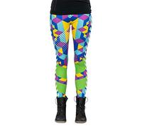 cosey - Leggings Neon Line (Taille Unique) - avec différents Motifs Néo-Cubic Design