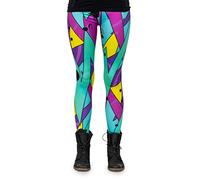 cosey - Leggings Neon Line (Taille Unique) - avec différents Motifs Néo-Jazz Design