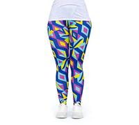 cosey - Leggings Neon Line (Taille Unique) - avec différents Motifs Néo-Mosaik Design