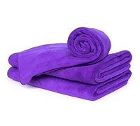 cosey - Serviette en Microfibre Douce, 3 pièces Taille s, Pourpre