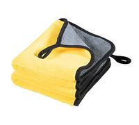 Cosey - (Tissu de Polissage en Microfibre), 2 Pièces, Jaune-Gris