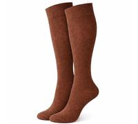 COSHAL 1 paire de chaussettes hautes pour filles en coton riche pour la rentrée scolaire, uniforme de fête, ajustement confortable, chaussettes longues pour filles