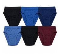 COSHAL® 6 Slips en coton pour garçons, sous-vêtements doux pour enfants, 100% coton, slips courts, pantalons de sous-vêtements pour garçons, slips riches en coton pour enfants, couleurs assorties
