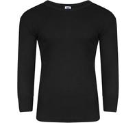 COSHAL® Ensemble de sous-vêtements thermiques pour homme - Haut et bas à manches longues et demi-manches - Haut gilet et pantalon long John - Sous-vêtements thermiques d'hiver pour homme, Haut noir