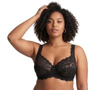 COSHAL® Women's Lace Push Up Bra Womens Underwired Braltte Full Coverage Bras Soft Cups Floral Lace Women Non-Padded Bra with Adjustable Straps Womens Everyday Bra