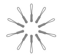 Coshar Lot de 10 tirettes de rechange pour sac à dos, sacs à main, vestes, vêtements, projets de couture (gris)