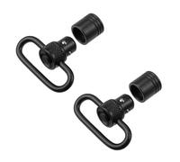 Coshar QD Lot de 2 émerillons à bouton-poussoir 3,2 cm