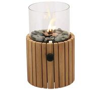 COSI Cosiscoop Timber Ø 18 X 30 CM, Lanterne Avec Pièce en Verre, 6h Durée Gaz