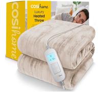Cosi Home Couverture Chauffante Electrique extra-large, Lavable en machine, Télécommande, Minuterie et 9 réglages de chaleur -