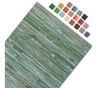 CosìCasa Tapis Bambou Cuisine - Tapis Long Bois - Tapis De Bain Antidérapant - Salle De Bain, Caillebotis Douche Extérieure, Vert Sauge, 50X120
