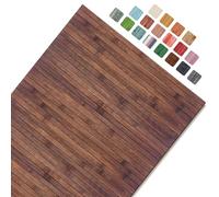 CosìCasa Tapis Cuisine Devant Evier Lavable Bambou - Tapis Cuisine Long en Bois - Tapis De Bain Bois Antidérapant - Tapis Bambou Salle De Bain, Caillebotis Douche Extérieure, Brun Naturel, 50X160